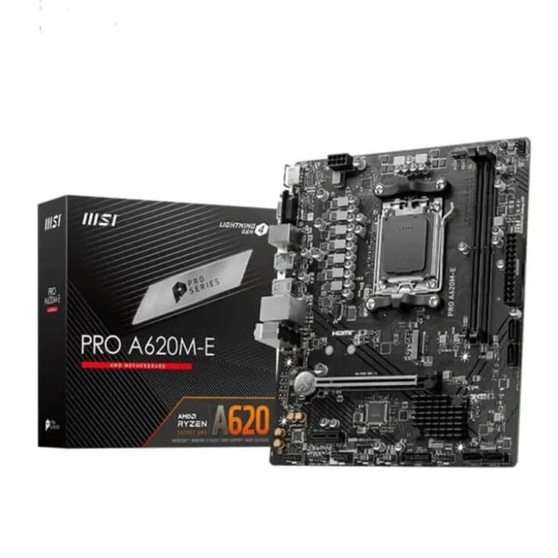 msi pro a620m e ddr5 amd motherboard