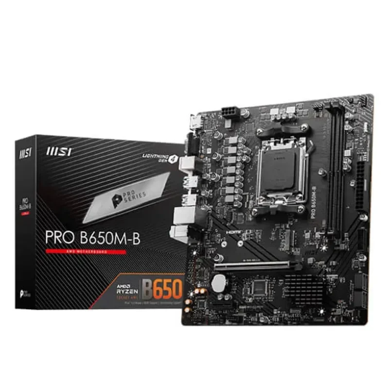 msi pro b650m b ddr5 amd motherboard