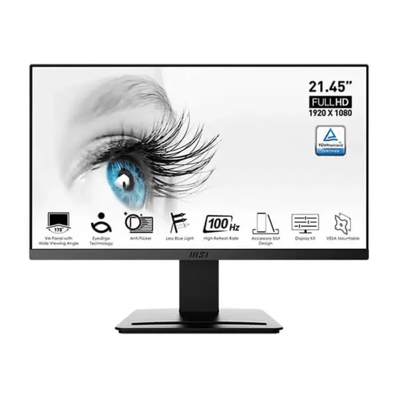 msi pro mp223 22 fhd 100hz 1ms amd freesync monitor 99 srgb