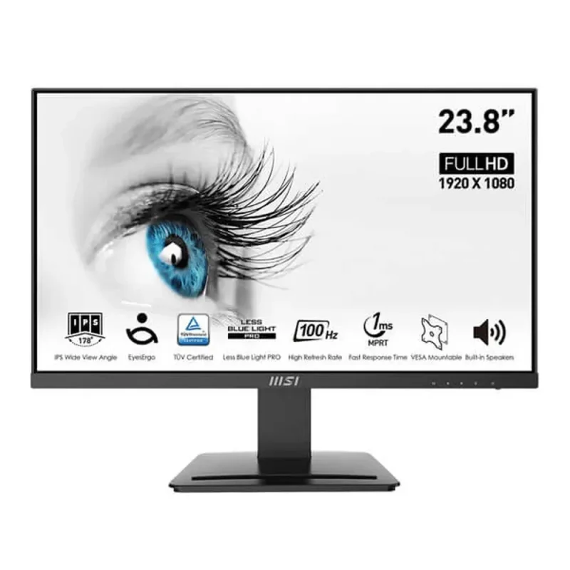 msi pro mp243x 24 fhd 100hz ips gaming monitor 119 srgb amd freesync