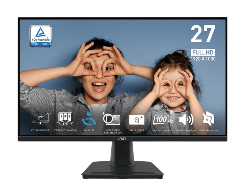 msi pro mp275 27 fhd 100hz ips monitor