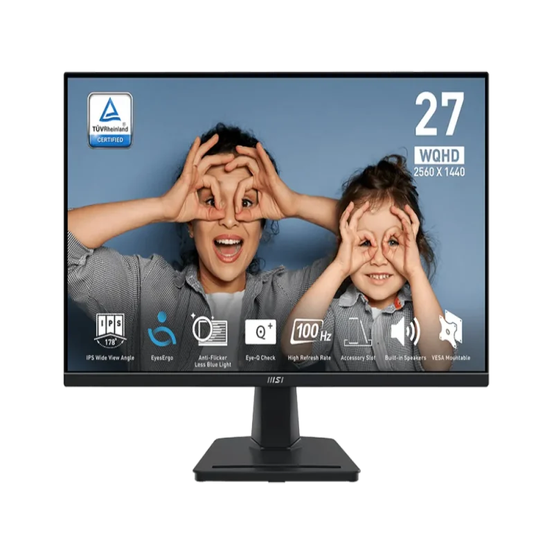 msi pro mp275q 27 qhd 100hz ips monitor 1ms 100 srgb adaptive sync