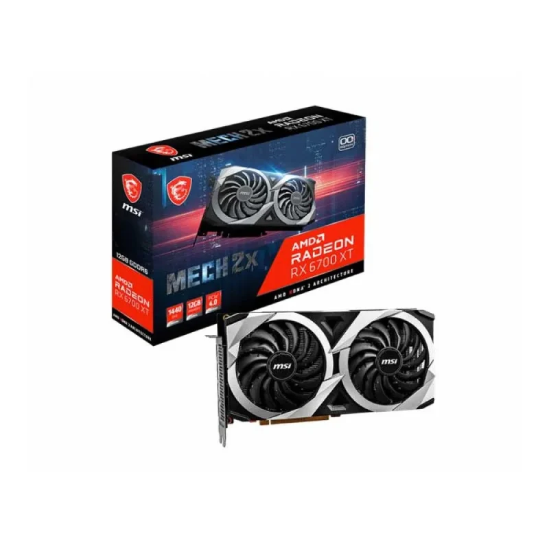 msi radeon rx 6700 xt 12gb mech 2x oc graphics card