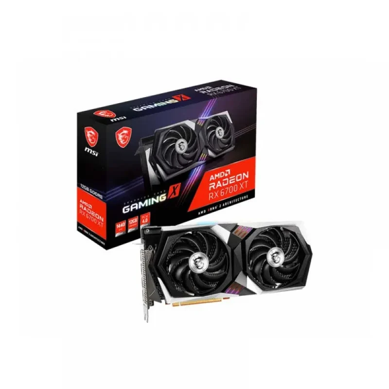 msi radeon rx 6700 xt gaming x 12gb graphics card