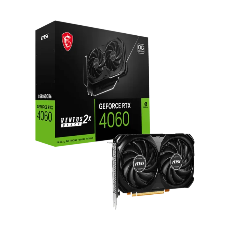 msi rtx 4060 ventus 2x oc 8gb graphics card