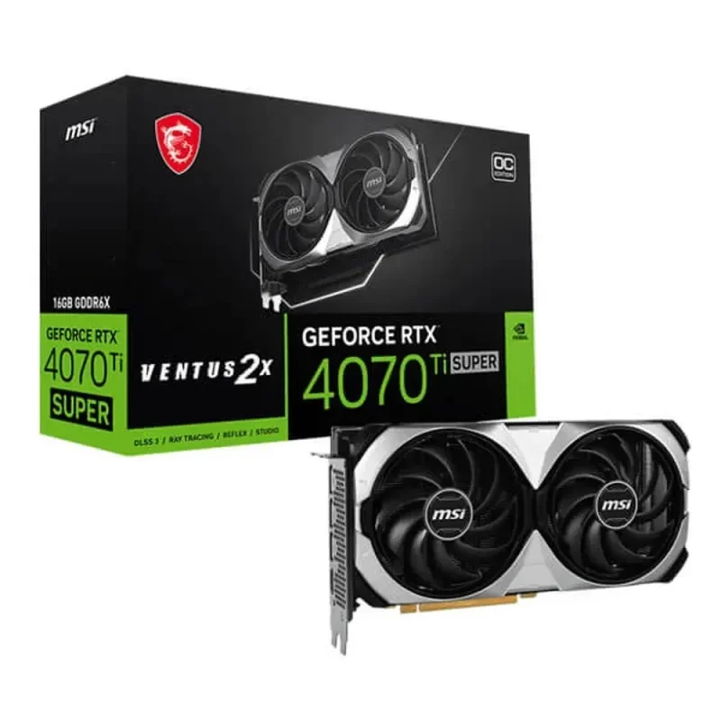 msi rtx 4070 ti ventus 2x oc 16gb graphics card