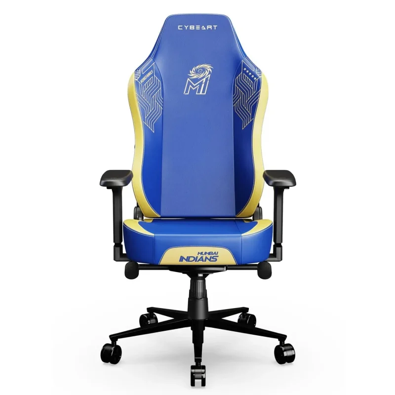 mumbai indians limited edition cybeart gaming chair