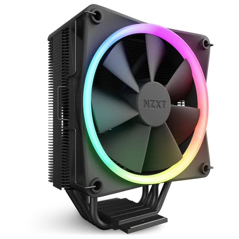 nzxt t120 rgb 120mm pwm air cooler black