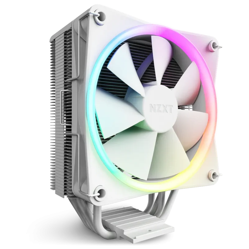 nzxt t120 white rgb cpu cooler 120mm pwm tower