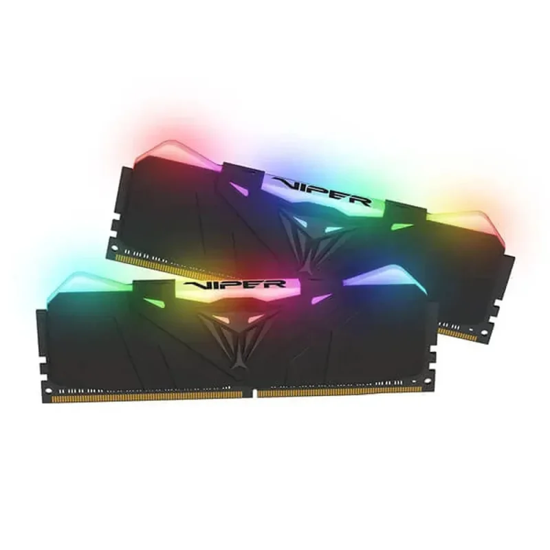 patriot viper rgb 16gb 8gbx2 3200mhz ddr4 ram black