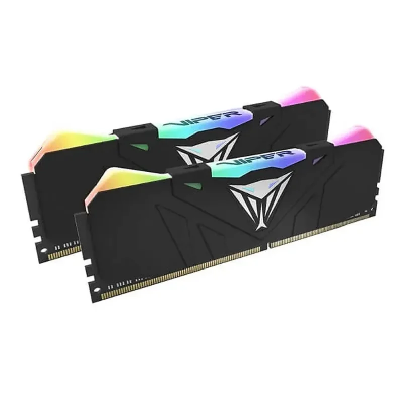 patriot viper rgb 32gb ddr4 3200mhz ram kit 16gbx2 black