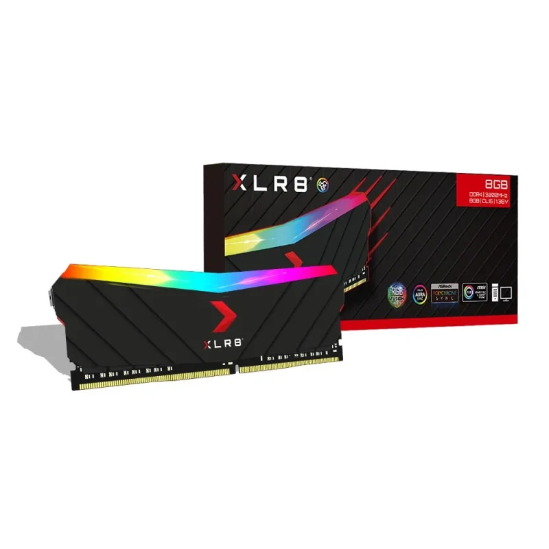 pny xlr8 rgb 8gb 3200mhz ddr4 ram