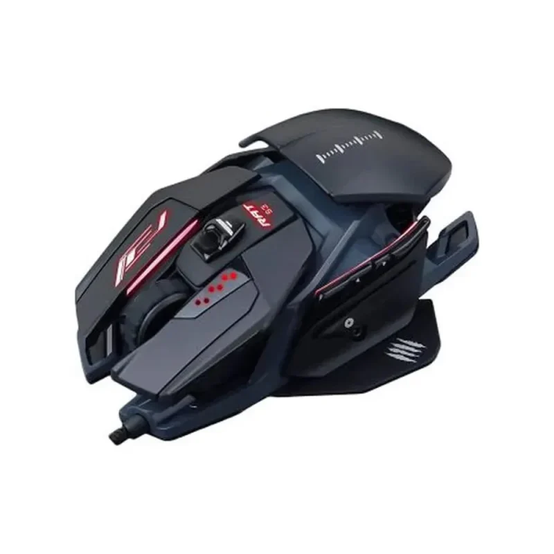 r a t pro s3 wireless ergonomic gaming mouse 7200dpi 8 macro buttons black