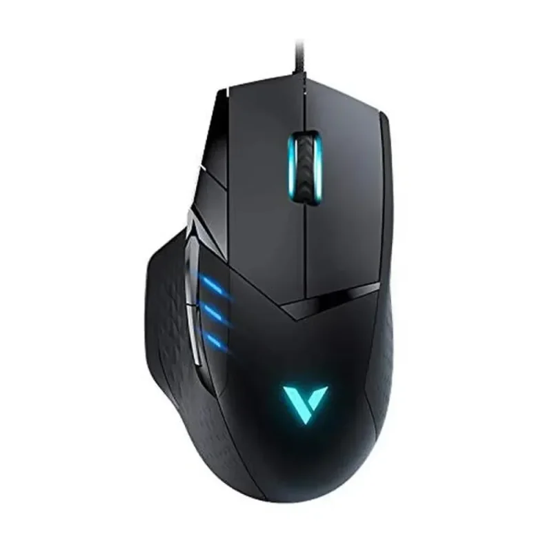 rapoo vt300 ergonomic 6200dpi gaming mouse 10 macro buttons black