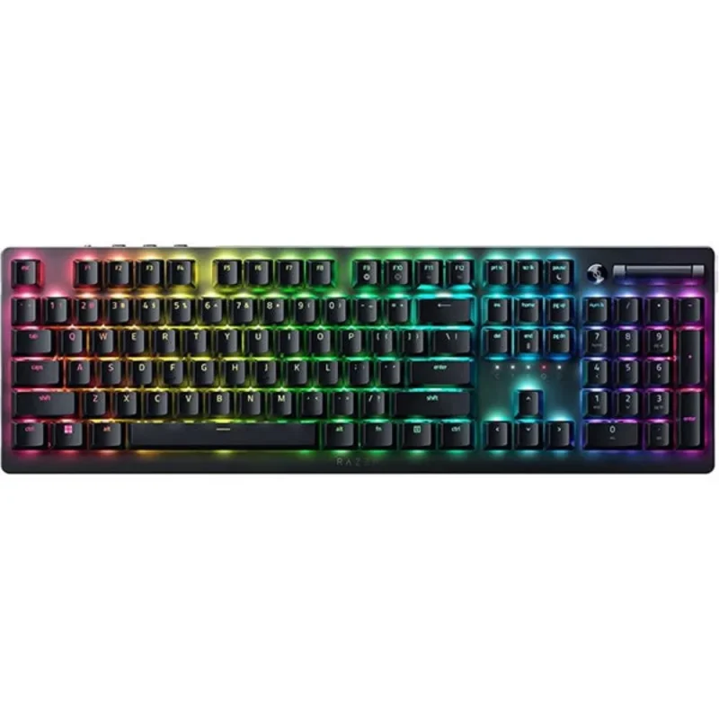 razer deathstalker v2 pro wireless mechanical gaming keyboard black clicky purple switches