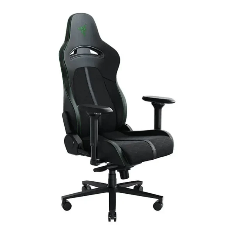 razer enki gaming chair black green