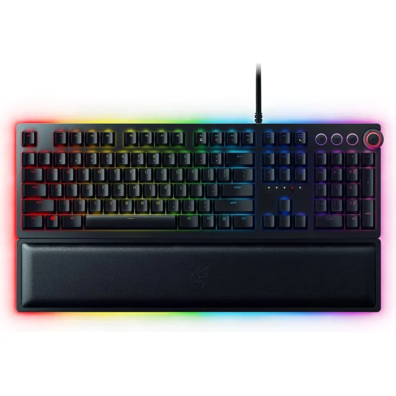 razer huntsman elite rgb mechanical gaming keyboard clicky switches