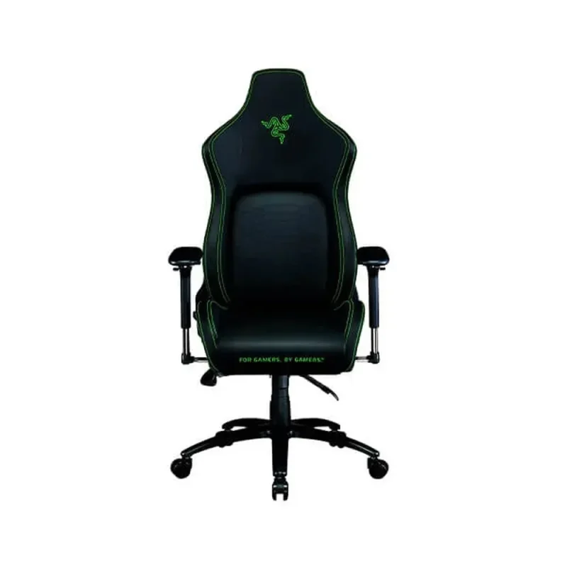 razer iskur gaming chair black green high back ergonomic