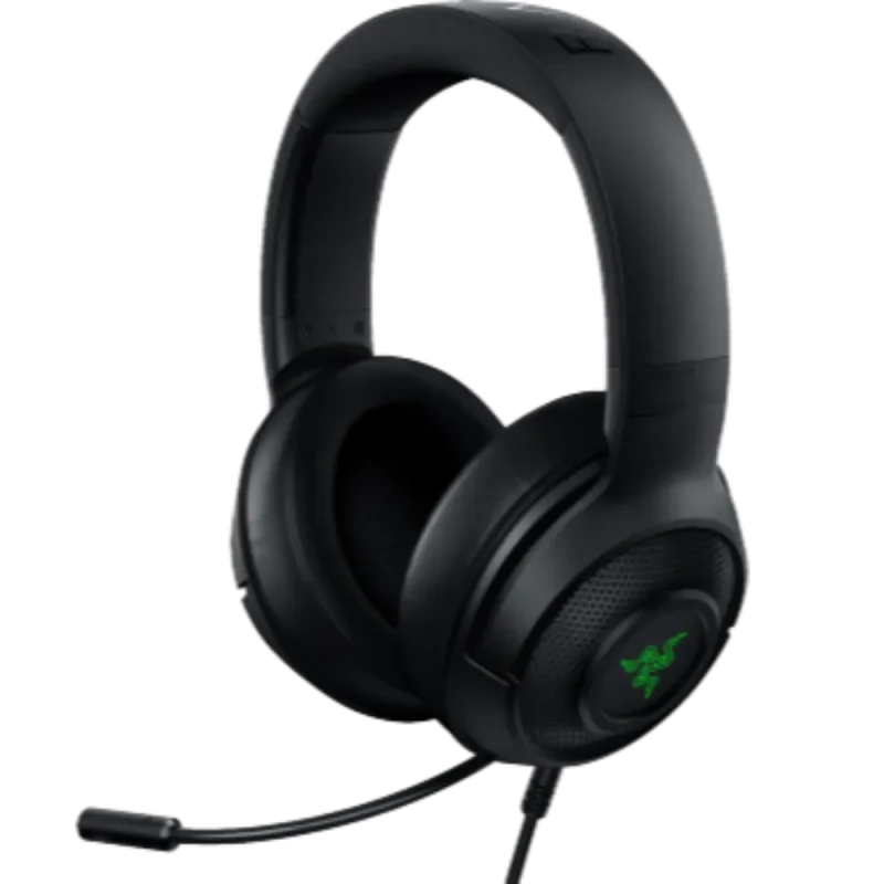 razer kraken x ultralight 7 1 surround gaming headset usb wired compatible with pc xbox mobile mac ps4 ps5 black