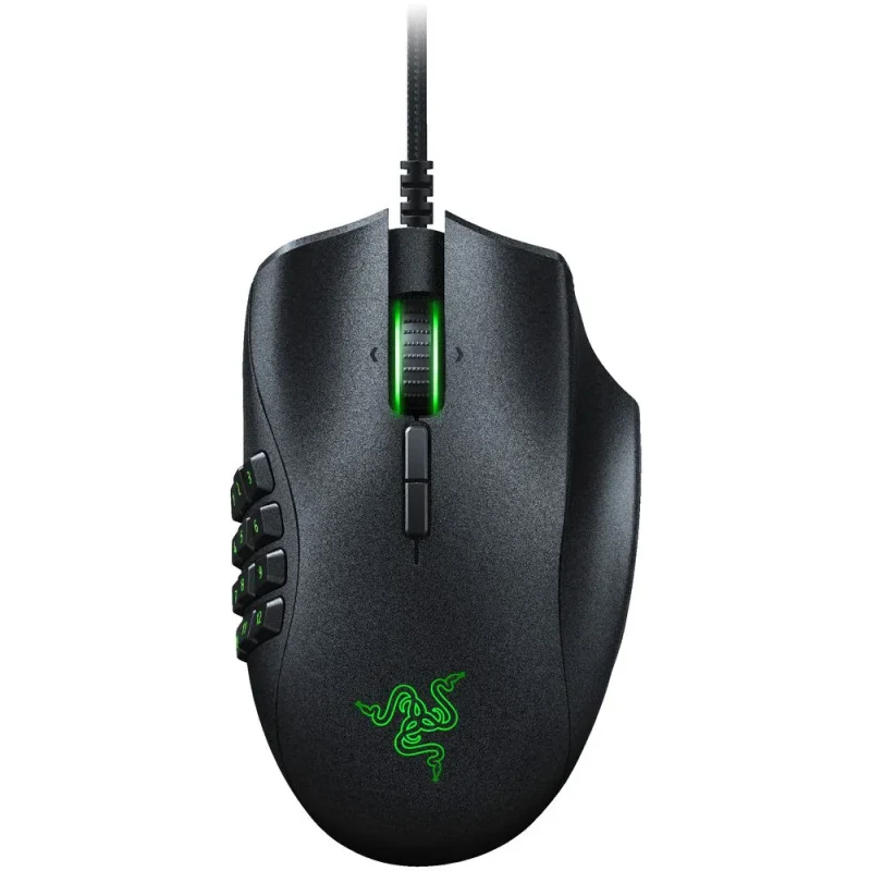 razer naga trinity 16k dpi gaming mouse 19 macro buttons black