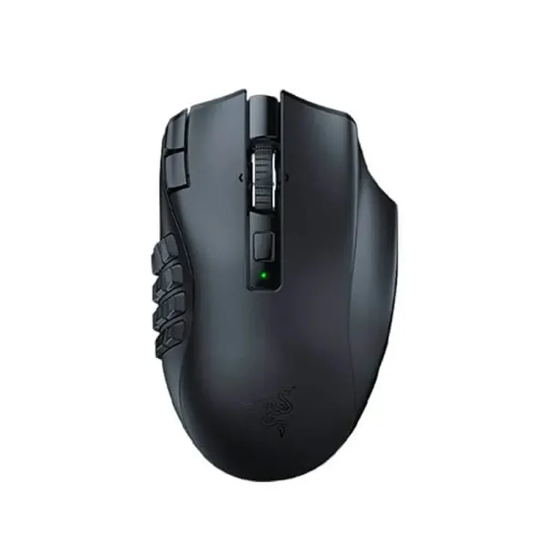 razer naga v2 hyperspeed wireless gaming mouse 30000dpi 19 macro buttons ergonomic design