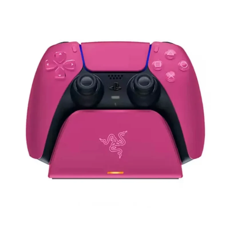 razer ps5 quick charging stand pink