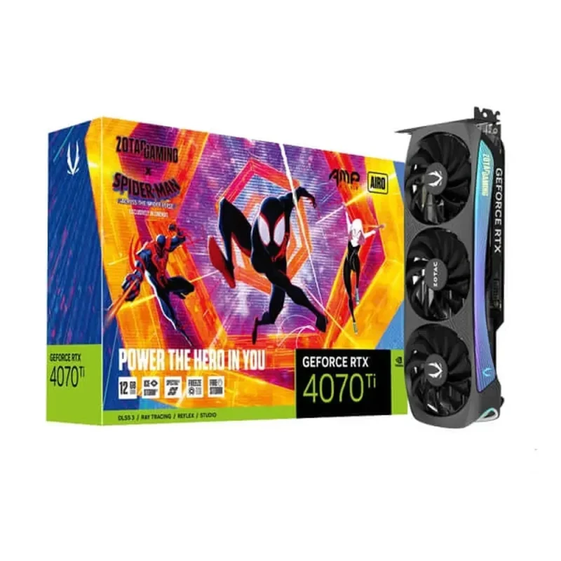 rtx 4070 ti amp spider man bundle graphics card