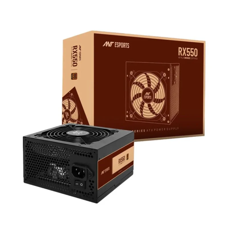 rx550 550w 80 bronze psu non modular atx 2 0 power supply