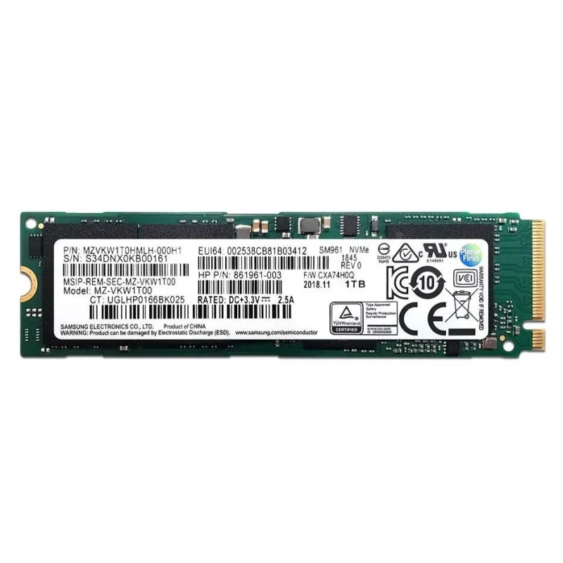 samsung sm961 1tb m 2 nvme ssd gen3 performance