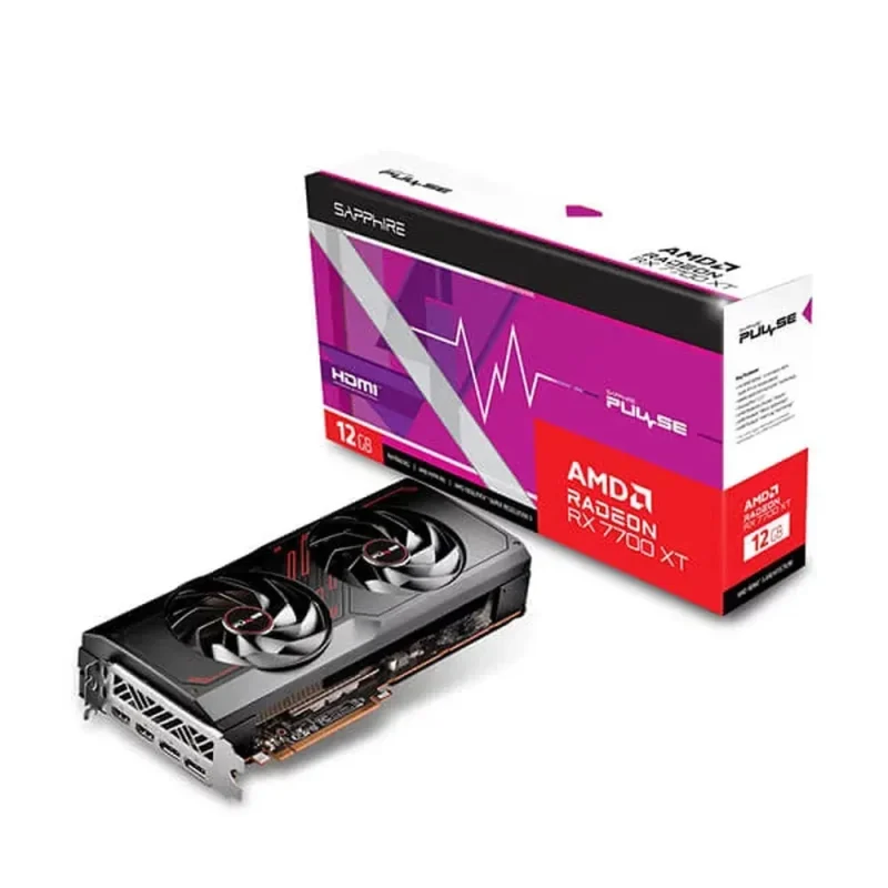 sapphire pulse rx 7700 xt 12gb amd graphics card