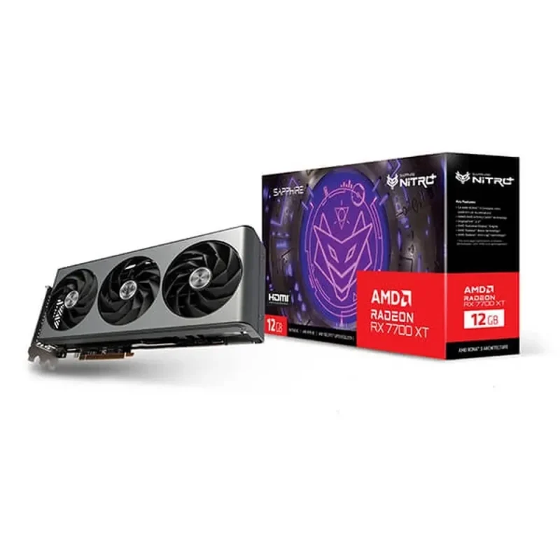 sapphire radeon rx 7700 xt nitro 12gb oc gaming gpu