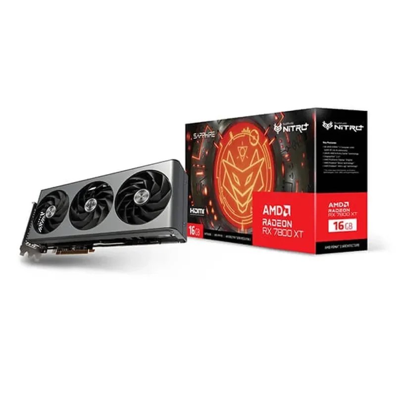 sapphire rx 7800 xt nitro 16gb oc gaming gpu