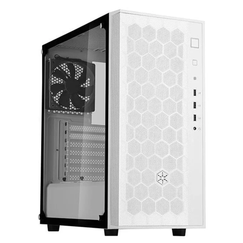 silverstone fara r1 mid tower pc case white