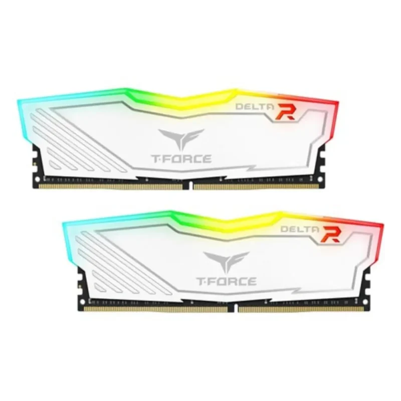 teamgroup t force delta 64gb ddr5 ram 5600mhz rgb white