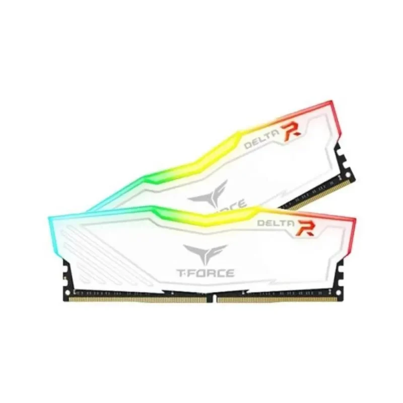 teamgroup t force delta rgb 16gb 3200mhz ddr4 ram 2x8gb white