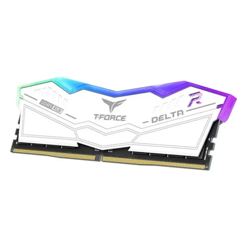 teamgroup t force delta rgb 32gb ddr5 5600mhz ram white