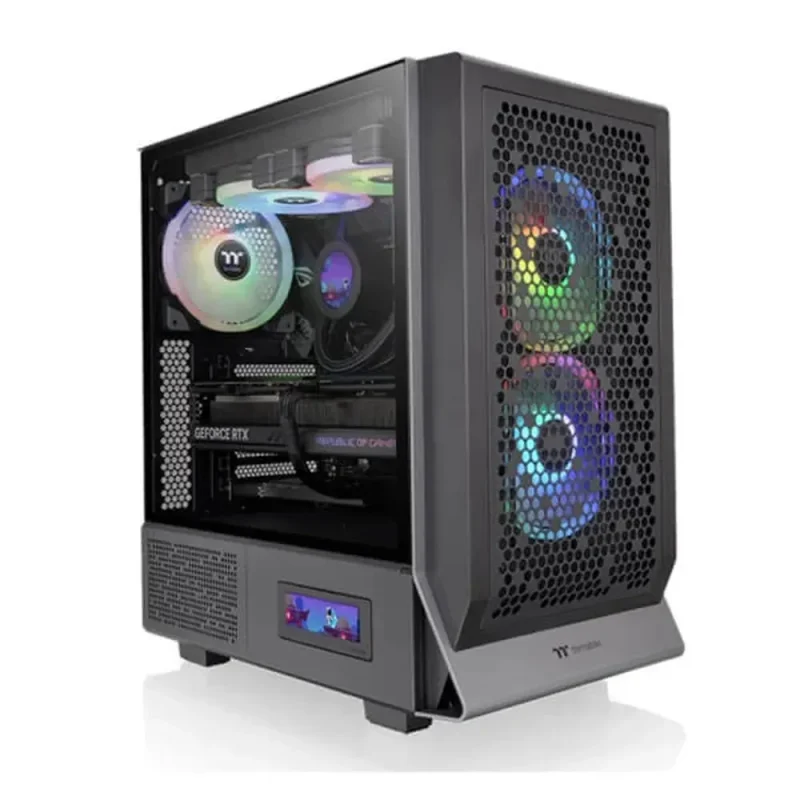 thermaltake ceres 300 argb eatx mid tower case black