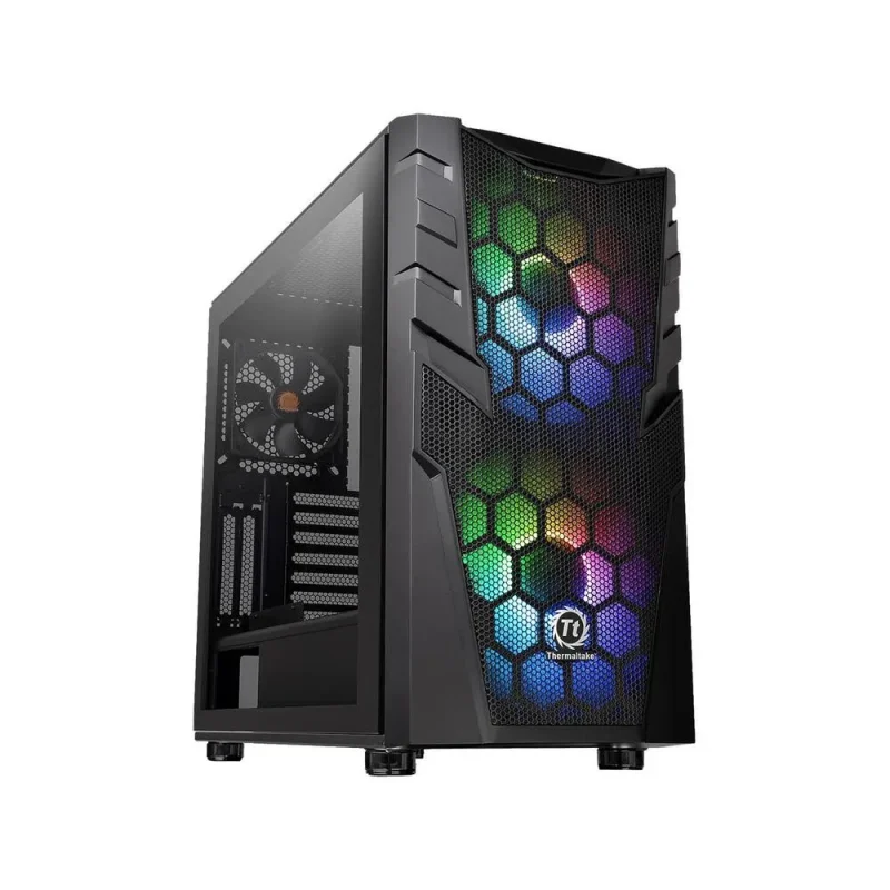 thermaltake commander c32 argb black mid tower case