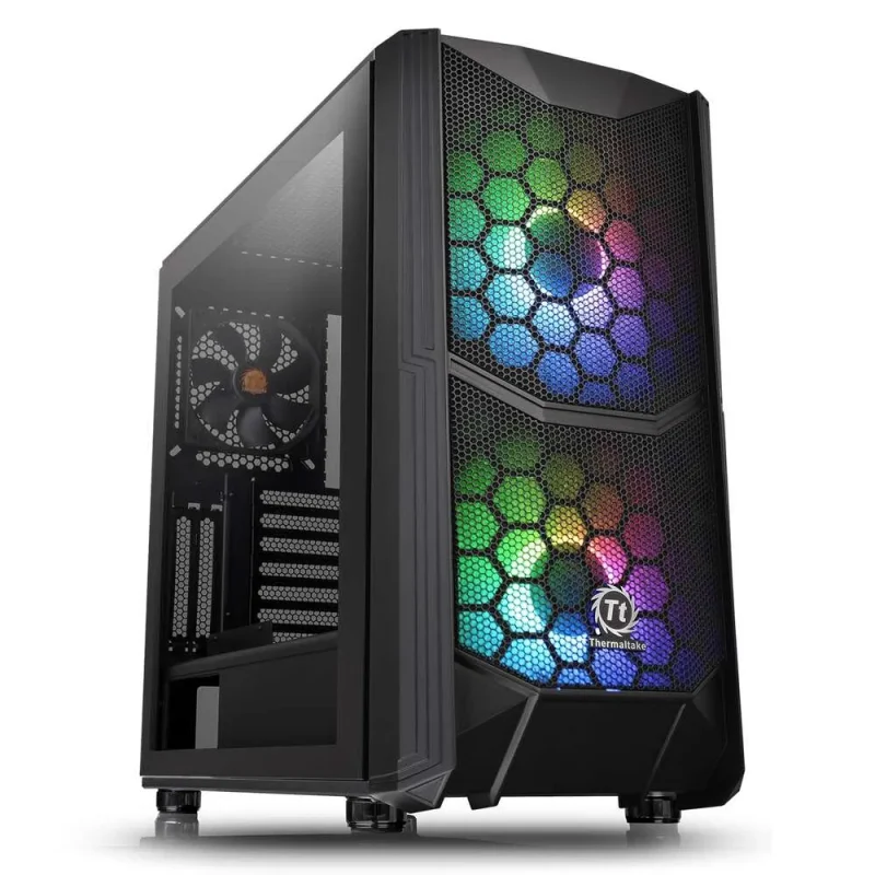 thermaltake commander c35 argb mid tower case black