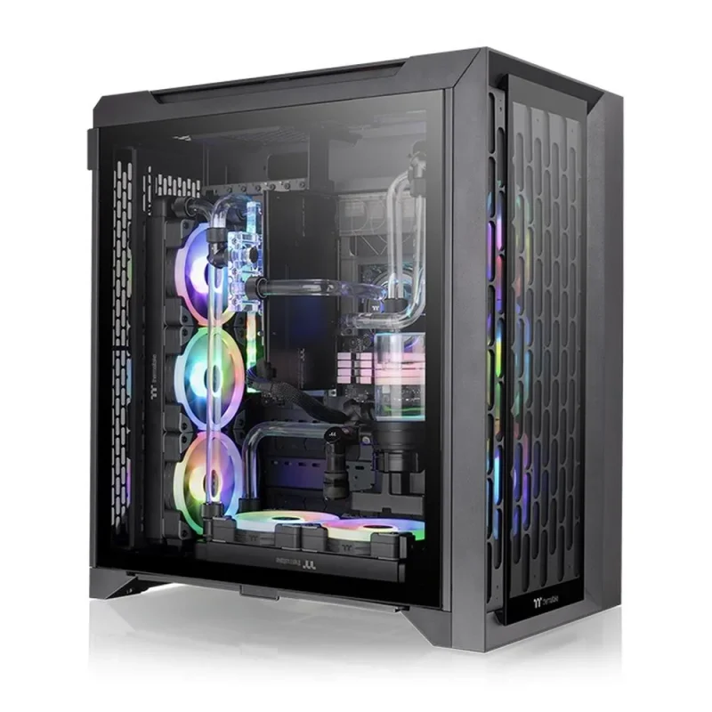 thermaltake cte c700 argb black mid tower pc case