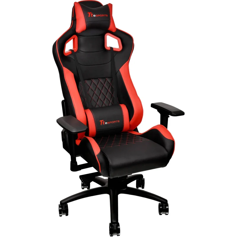 thermaltake gt fit f100 black red gaming chair