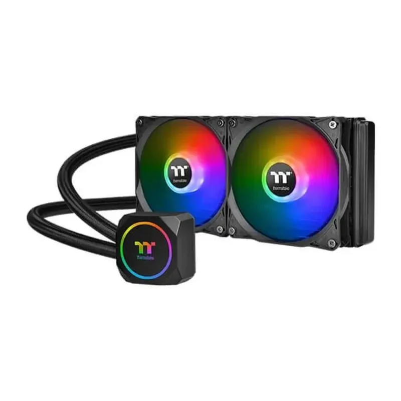 thermaltake th240 argb 240mm liquid cooler black