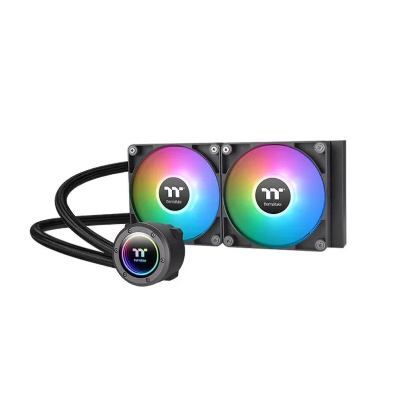 thermaltake th240 v2 argb aio liquid cooler black