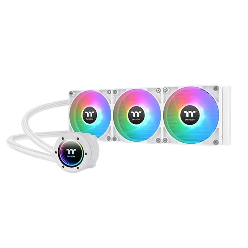 thermaltake th360 v2 argb sync aio liquid cooler white edition