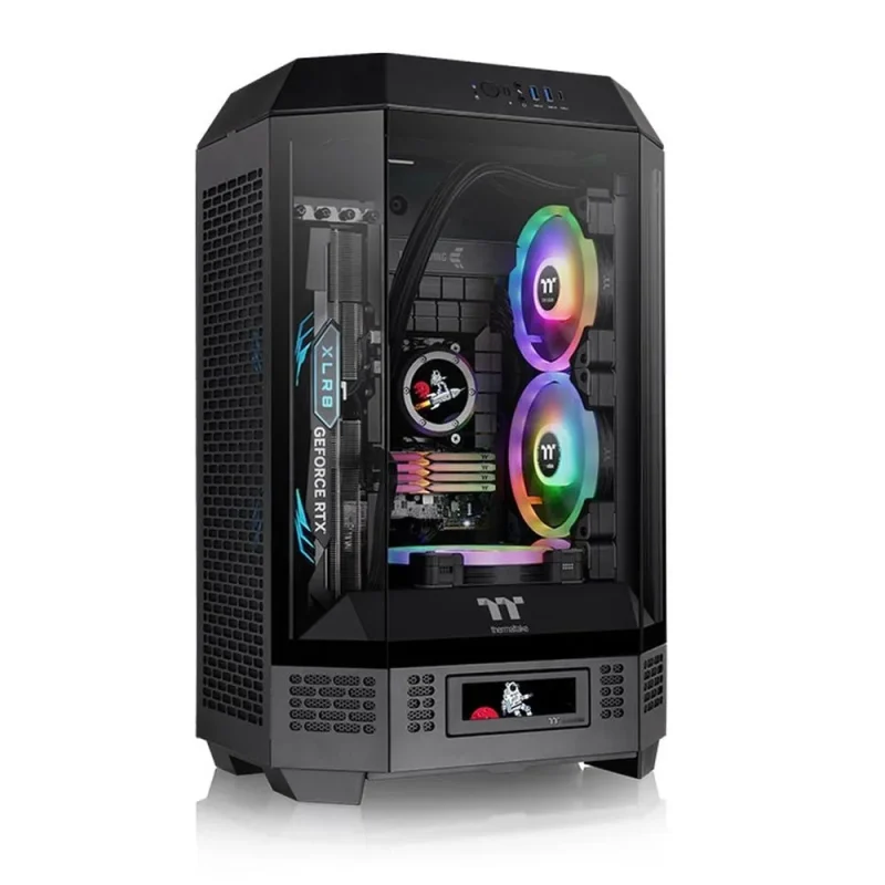 thermaltake tower 300 black micro atx case