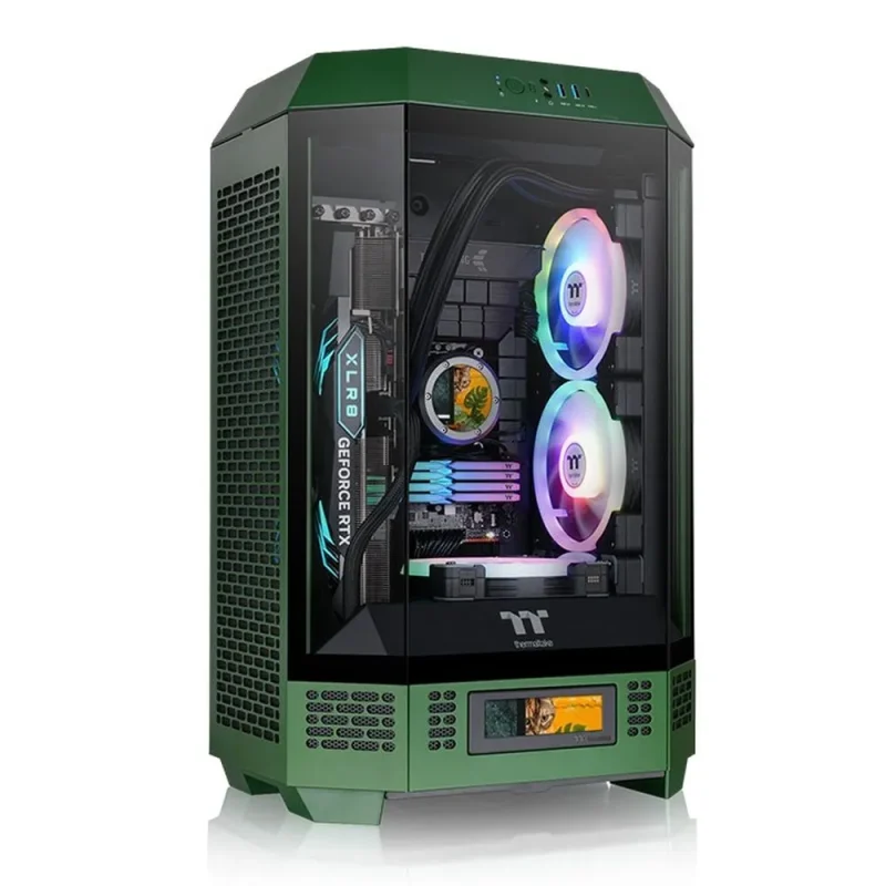 thermaltake tower 300 micro atx green cabinet