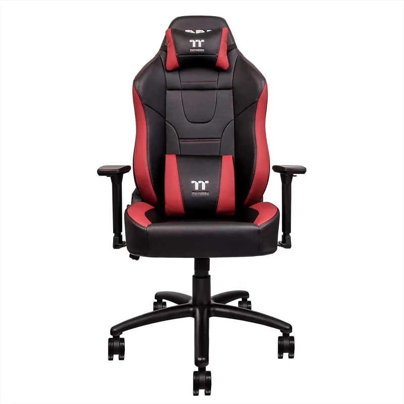 thermaltake u comfort gaming chair black red