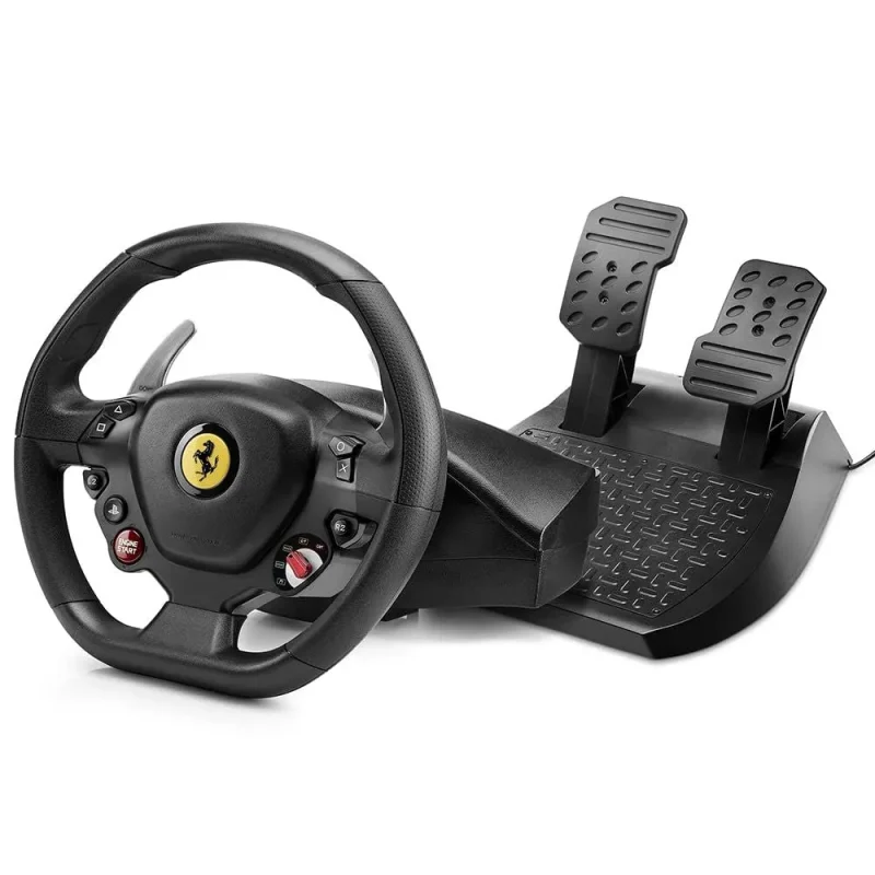 thrustmaster t80 ferrari 488 gtb racing wheel for ps4 ps5 pc