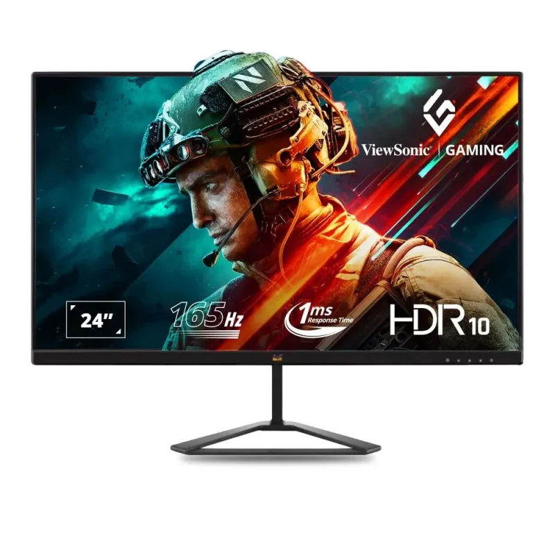 viewsonic vx2479 24 165hz 1080p ips gaming monitor with freesync