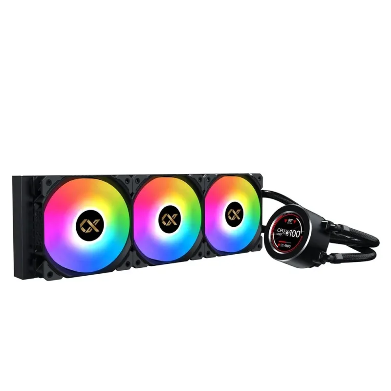 xigmatek frozr o ii 360mm argb liquid cpu cooler black